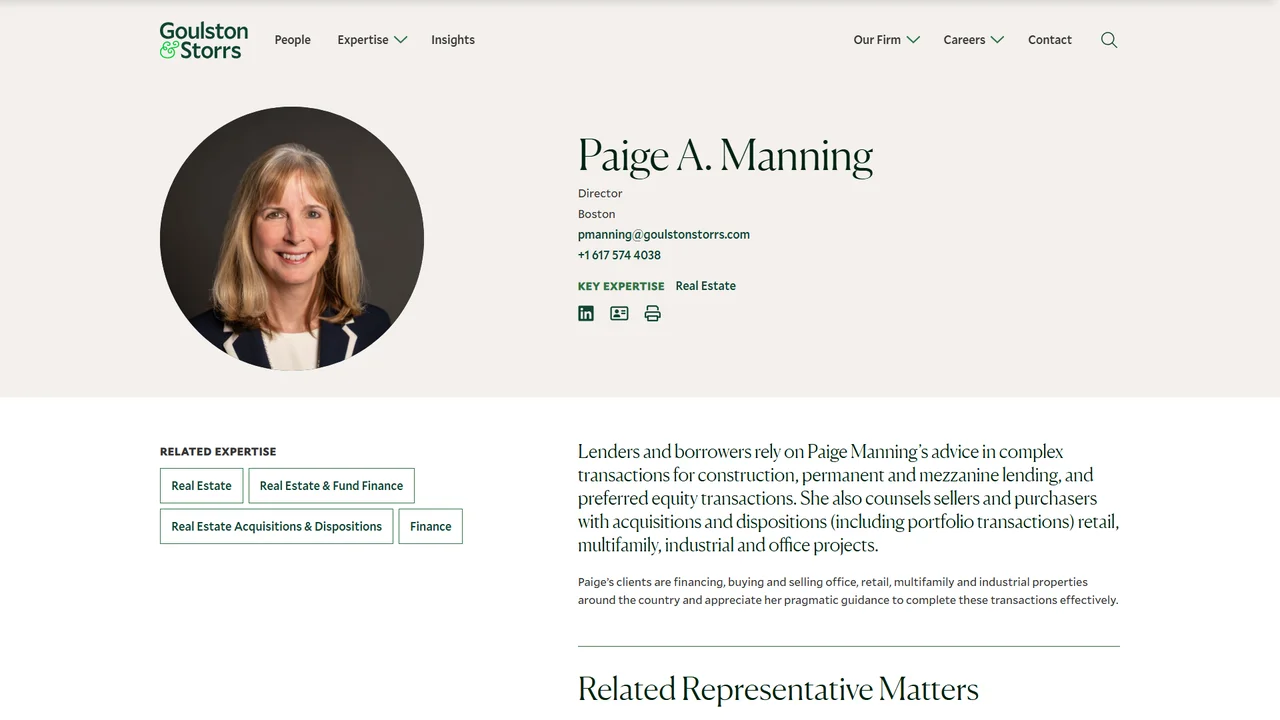 Paige Manning, J.D. - Boston, MA office in Boston, Massachusetts