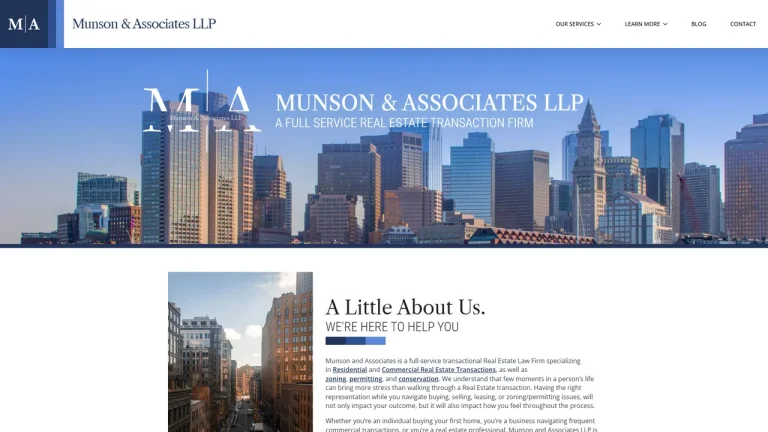 Munson & Associates LLP - Boston, MA - Attorney in Boston