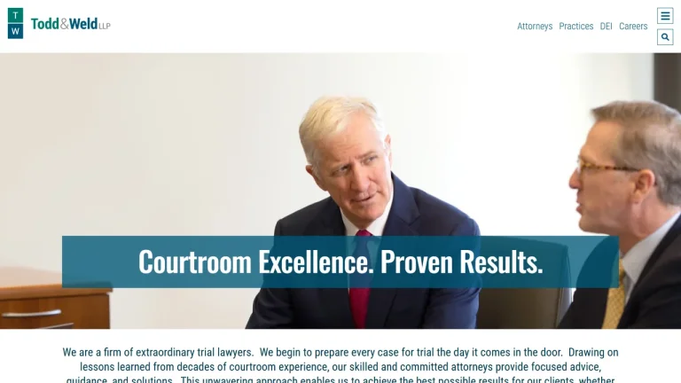 Todd & Weld LLP - Boston, MA - Attorney in Boston