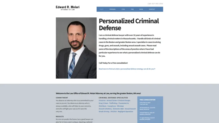 Attorney Edward R. Molari - Boston, MA - Attorney in Boston