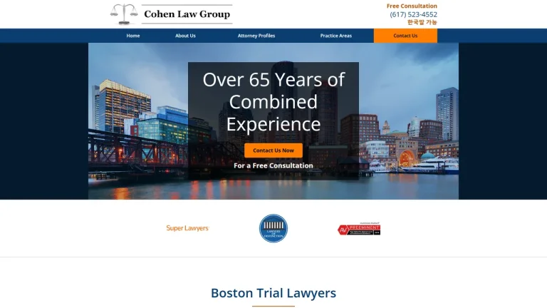 Cohen Law Group - Boston, MA - Attorney in Boston