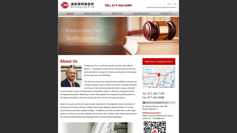 Chiang Law Firm - Boston, MA - Attorney in Boston