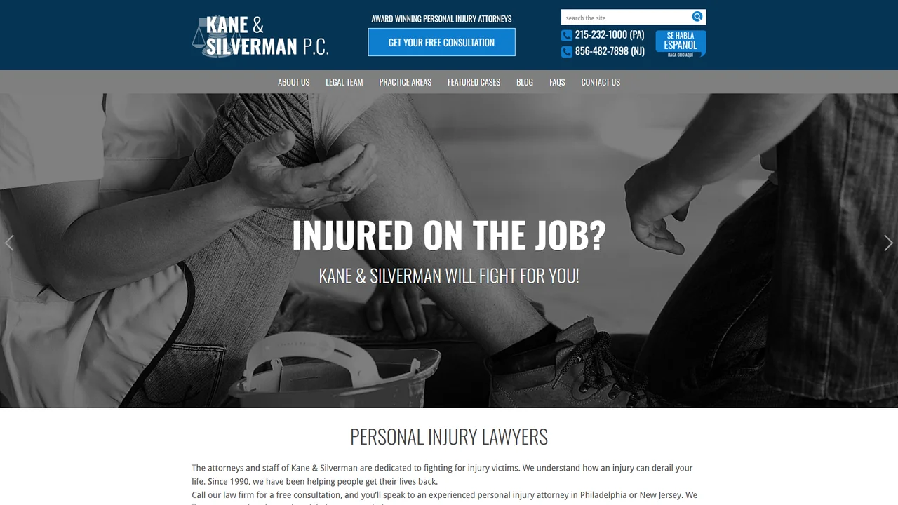 Kane & Silverman P.C. - Philadelphia, PA office in Philadelphia, Pennsylvania