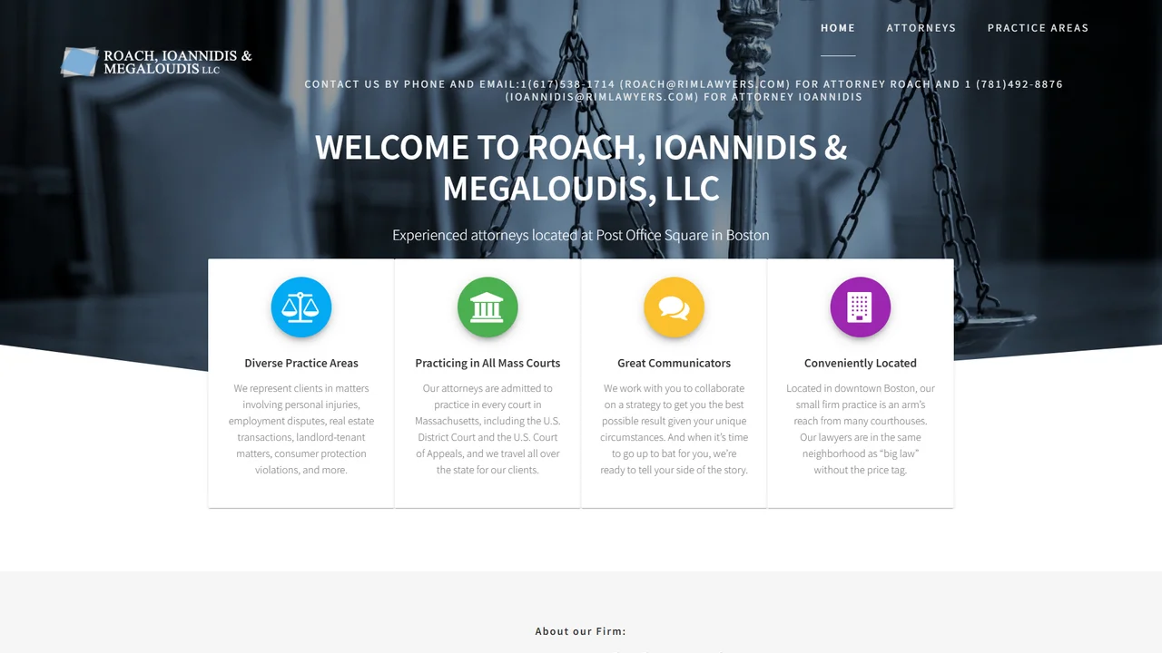 Roach, Ioannidis & Megaloudis, LLC - Boston, MA office in Boston, Massachusetts