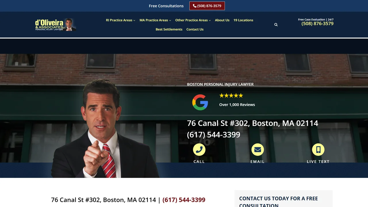 d'Oliveira & Associates, P.C. - Boston, MA office in Boston, Massachusetts