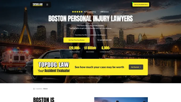 TopDog Law Personal Injury Lawyers - Boston, MA - Attorney in Boston