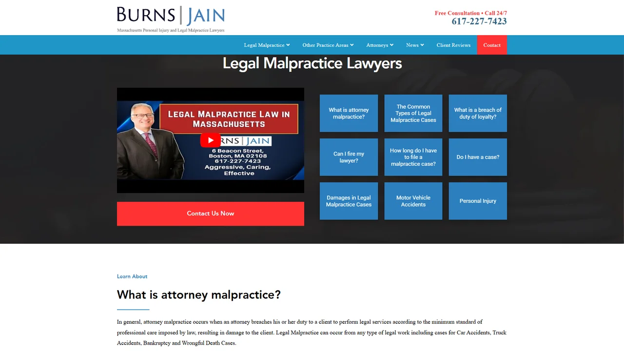 The Law Office of Burns & Jain - Boston, MA office in Boston, Massachusetts