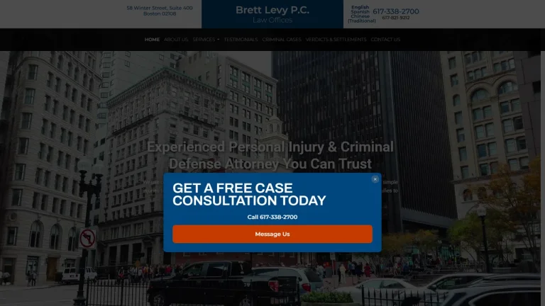Law Offices of Brett Levy, PC - Boston, MA - Attorney in Boston