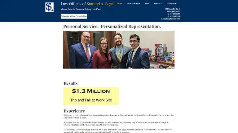 Law Offices of Samuel A. Segal - Boston, MA - Attorney in Boston