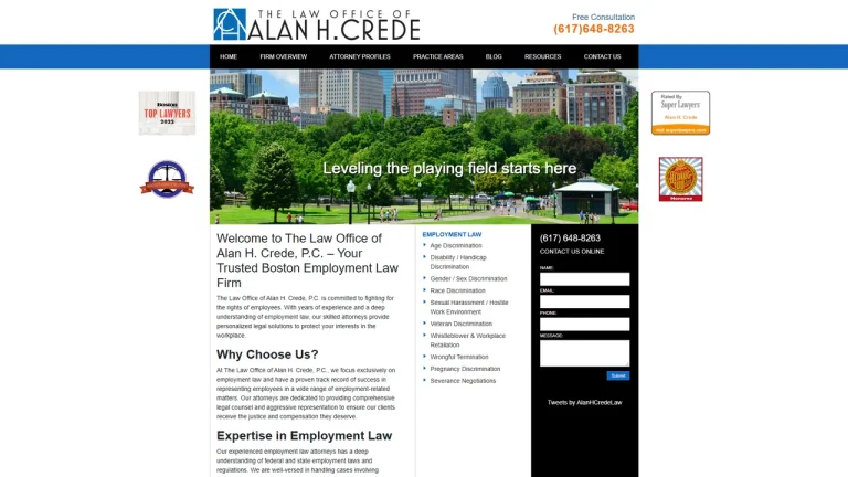 The Law Office Of Alan H. Crede - Boston, MA - Attorney in Boston