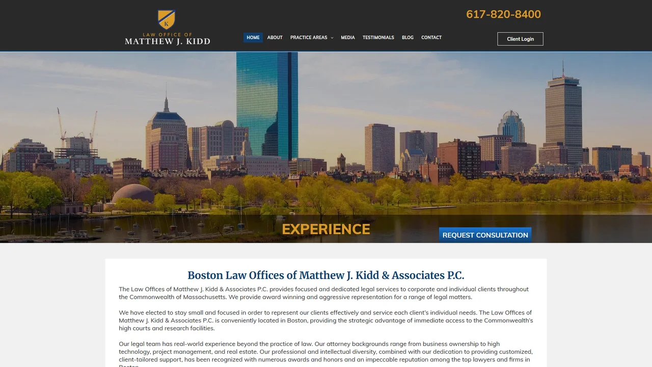 Law Office of Matthew J. Kidd & Associates, P.C. - Boston, MA office in Boston, Massachusetts