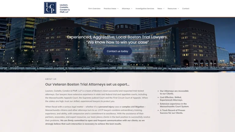 Louison, Costell, Condon, & Pfaff, LLP - Boston, MA - Attorney in Boston