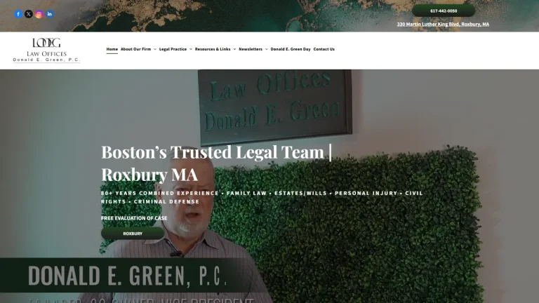 Law Offices of Donald E. Green, P.C. - Boston, MA - Attorney in Boston