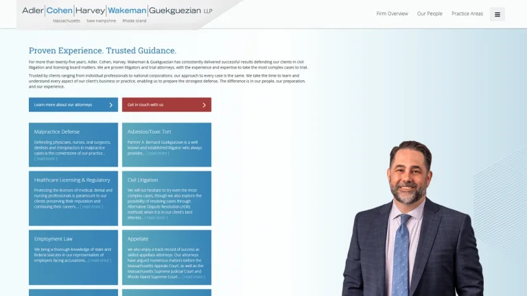 Adler, Cohen, Harvey, Wakeman and Guekguezian, LLP - Boston, MA - Attorney in Boston