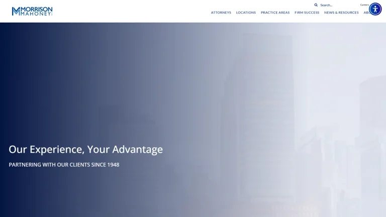 Morrison Mahoney LLP - Boston, MA - Attorney in Boston