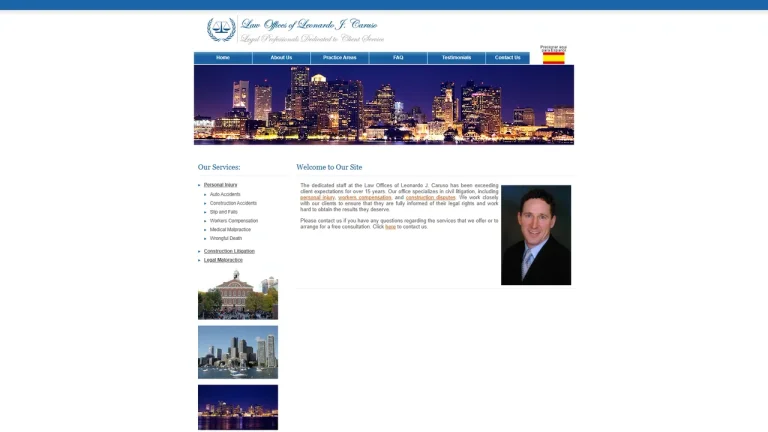 Law Offices of Leonardo J. Caruso - Boston, MA - Attorney in Boston