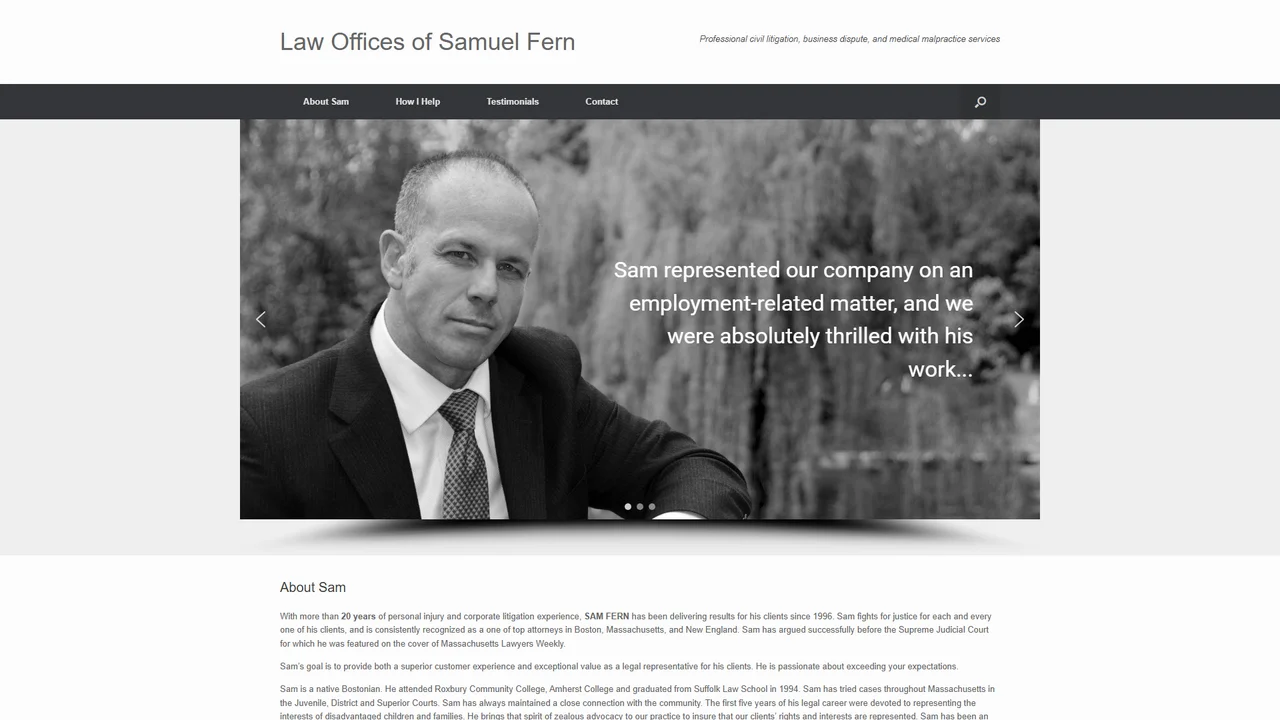 Law Offices of Samuel Fern - Boston, MA office in Boston, Massachusetts