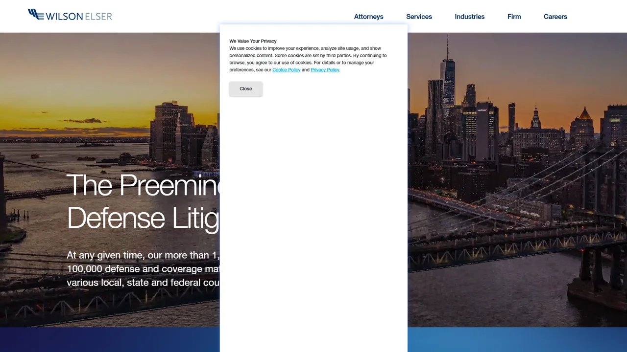 Wilson Elser Moskowitz Edelman & Dicker LLP - Boston, MA office in Boston, Massachusetts