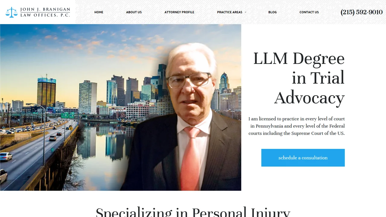 John J. Branigan Law Offices - Philadelphia, PA office in Philadelphia, Pennsylvania