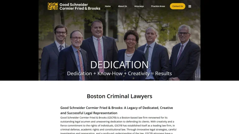 Good Schneider Cormier & Fried - Boston, MA - Attorney in Boston
