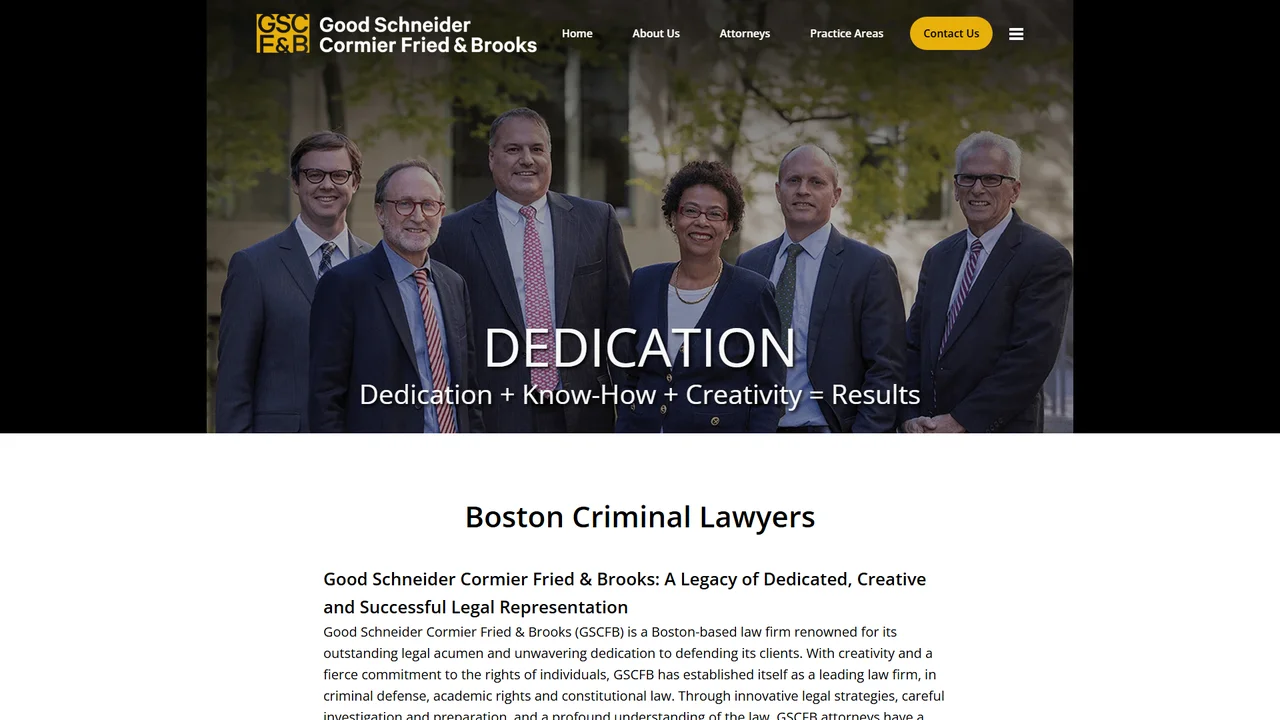 Good Schneider Cormier & Fried - Boston, MA office in Boston, Massachusetts
