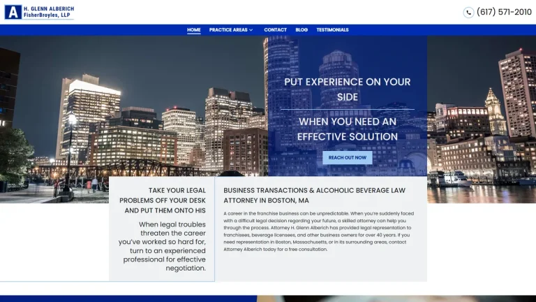 H. Glenn Alberich, Attorney at Law - Boston, MA - Attorney in Boston
