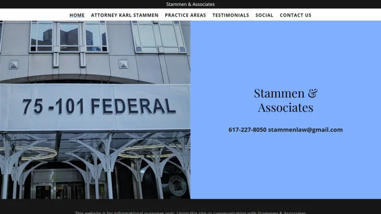 Stammen & Associates - Boston, MA - Attorney in Boston