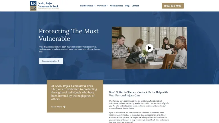 Levin, Rojas, Camassar, and Reck, LLC - Hartford, CT - Attorney in Hartford