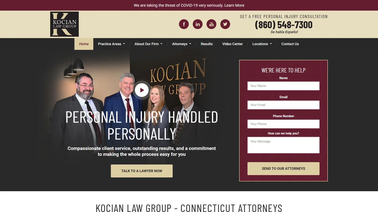 Kocian Law Group - Hartford, CT office in Hartford, Connecticut