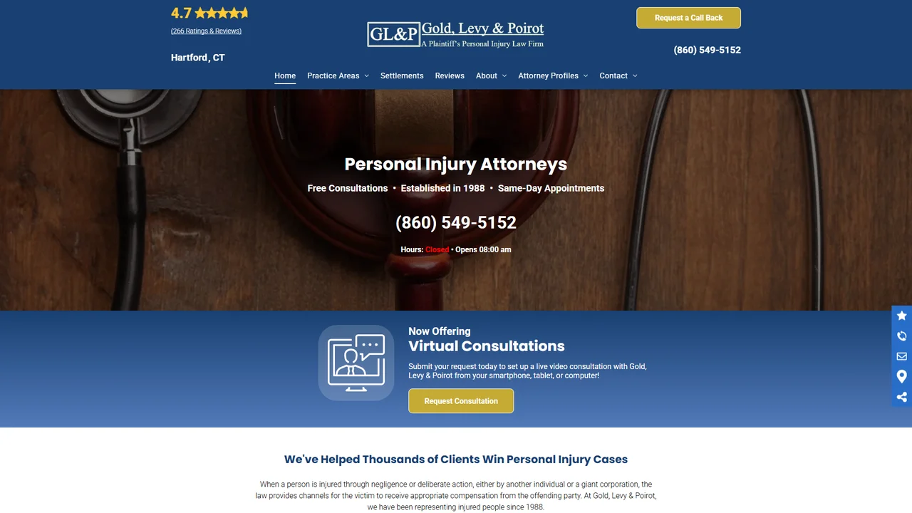 Gold, Levy & Poirot - Hartford, CT office in Hartford, Connecticut