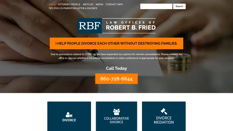 Law Offices of Robert B. Fried - Hartford, CT - Attorney in Hartford