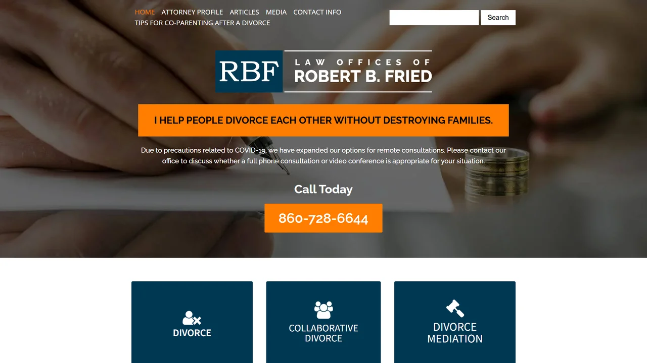 Law Offices of Robert B. Fried - Hartford, CT office in Hartford, Connecticut