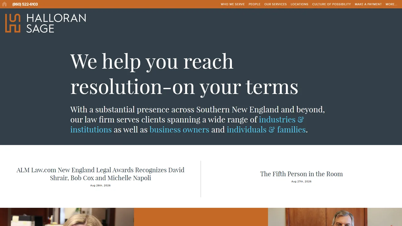 Halloran Sage LLP - Hartford, CT office in Hartford, Connecticut