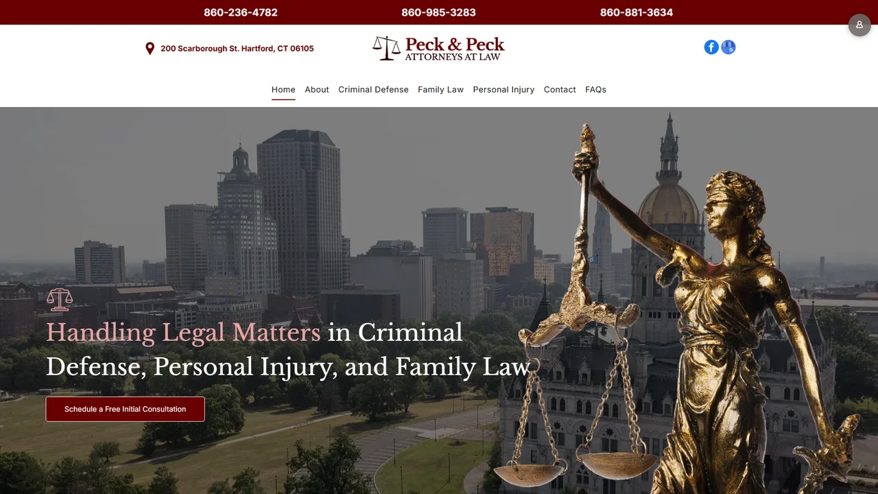 Peck & Peck Attorneys at Law - Hartford, CT office in Hartford, Connecticut