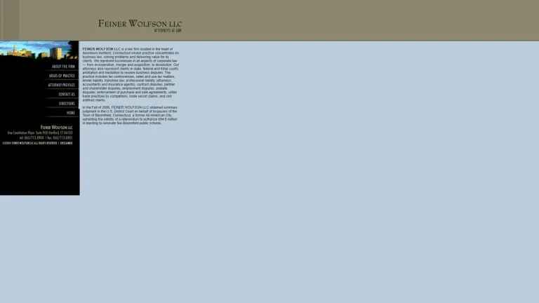 Feiner Wolfson LLC - Hartford, CT - Attorney in Hartford