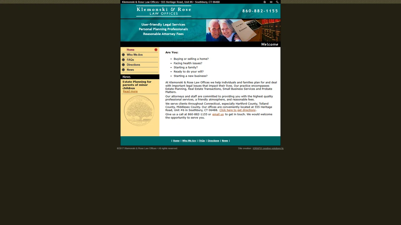Klemonski & Rose Law Offices - Hartford, CT office in Hartford, Connecticut
