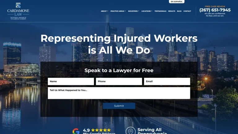 Cardamone Law - Certified PA Workers' Compensation Lawyers - Philadelphia, PA - Attorney in Philadelphia