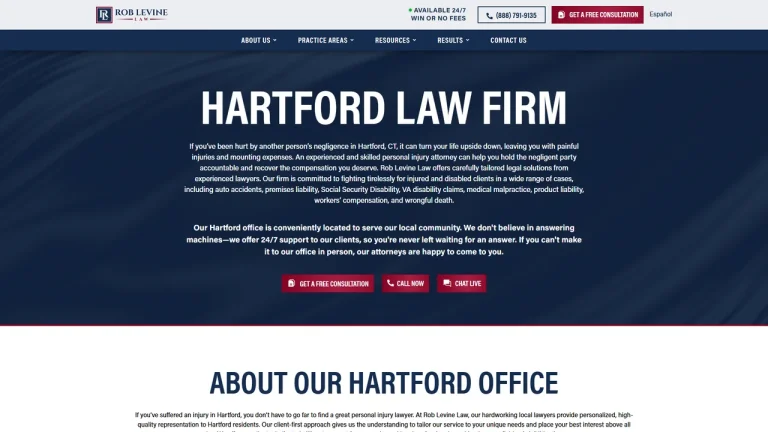 Rob Levine Law–Personal Injury Lawyers - Hartford, CT - Attorney in Hartford