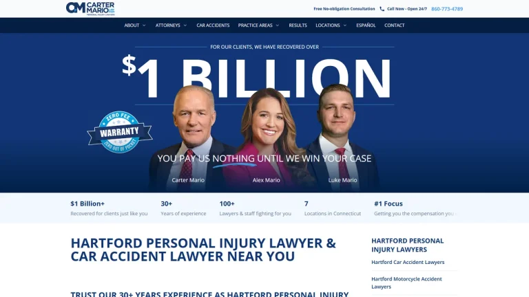 Carter Mario Injury Lawyers - Hartford, CT - Attorney in Hartford