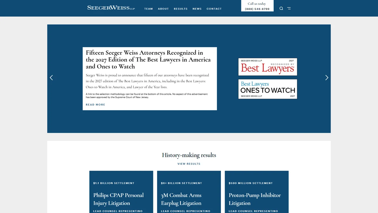 Seeger Weiss LLP - Philadelphia, PA office in Philadelphia, Pennsylvania