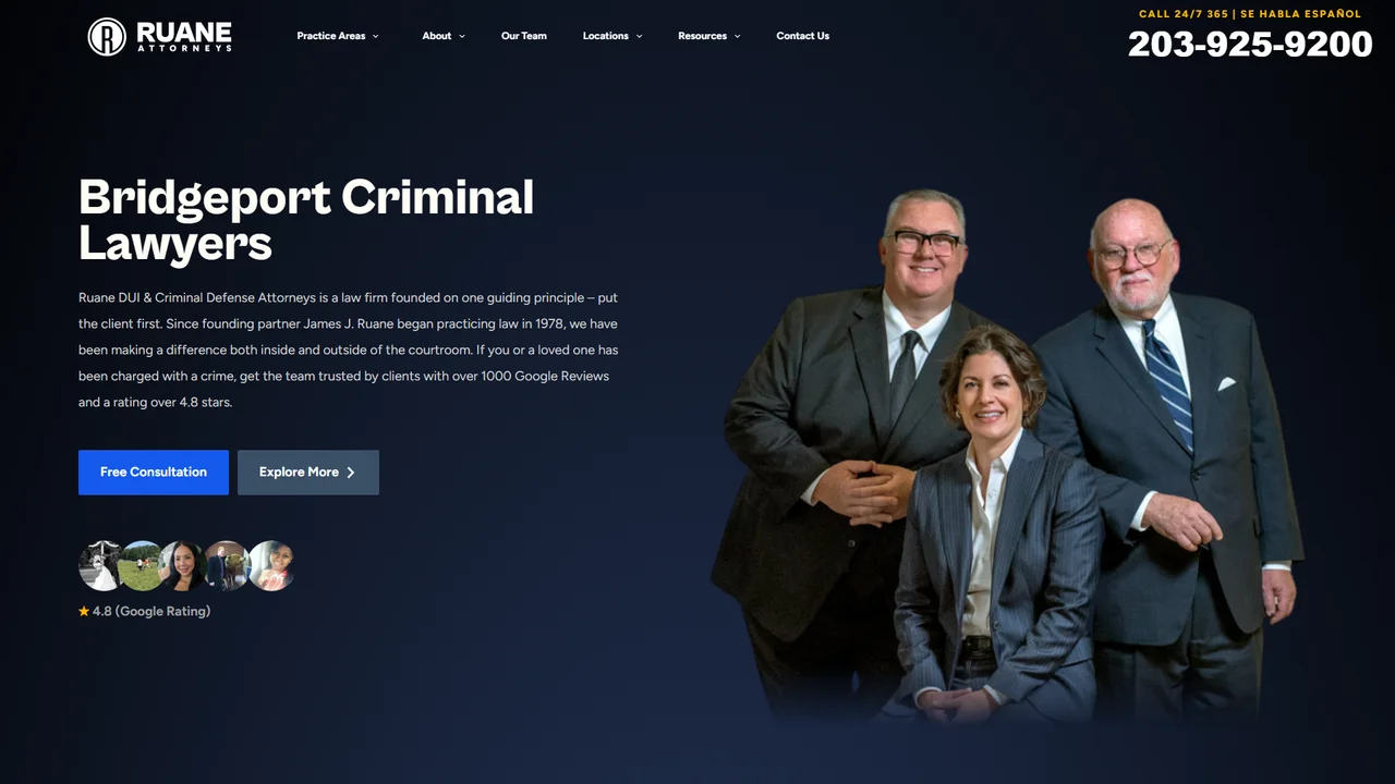 Ruane DUI and Criminal Defense Attorneys - Bridgeport, CT office in Bridgeport, Connecticut