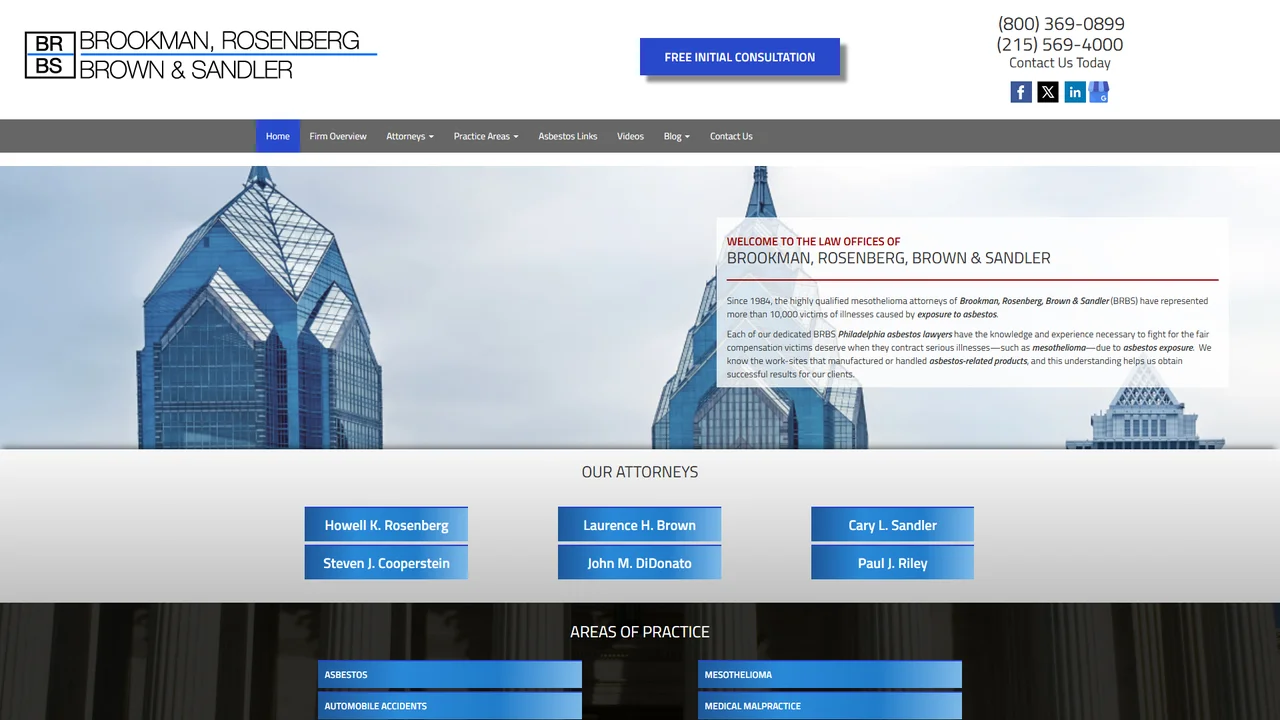Brookman, Rosenberg, Brown and Sandler - Philadelphia, PA office in Philadelphia, Pennsylvania