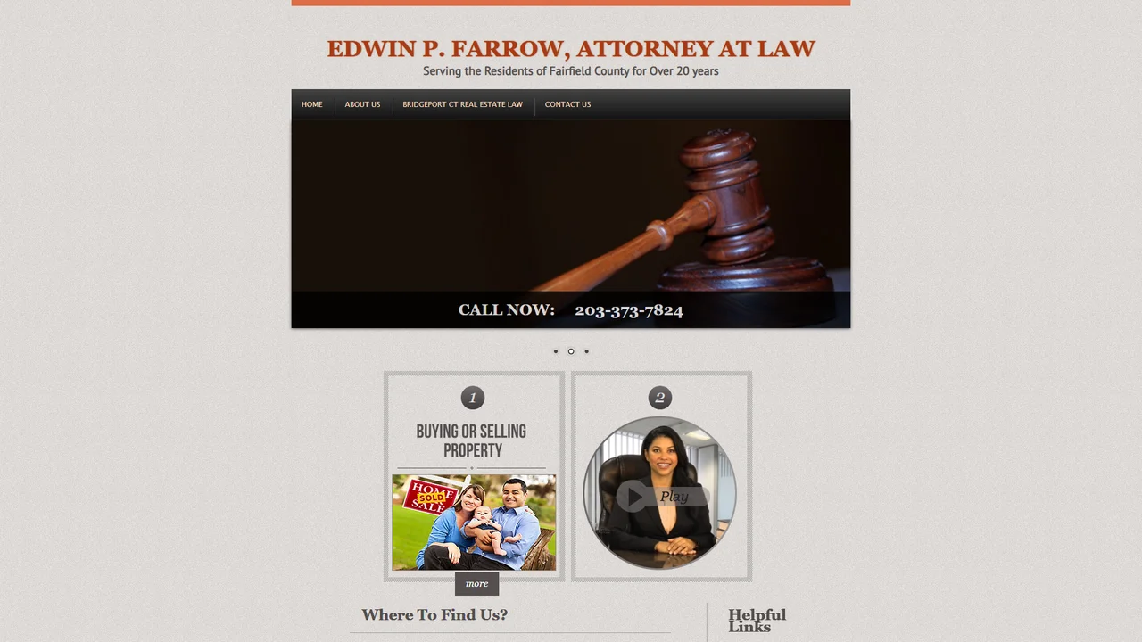 Edwin P. Farrow, Attorney at Law - Bridgeport, CT office in Bridgeport, Connecticut