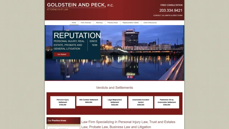 Goldstein and Peck, P.C. - Bridgeport, CT - Attorney in Bridgeport