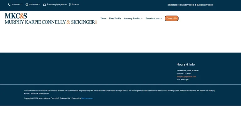 Murphy Karpie Connelly and Sickinger LLC - Bridgeport, CT - Attorney in Bridgeport