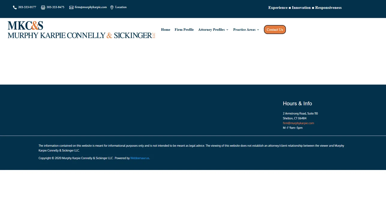 Murphy Karpie Connelly and Sickinger LLC - Bridgeport, CT office in Bridgeport, Connecticut