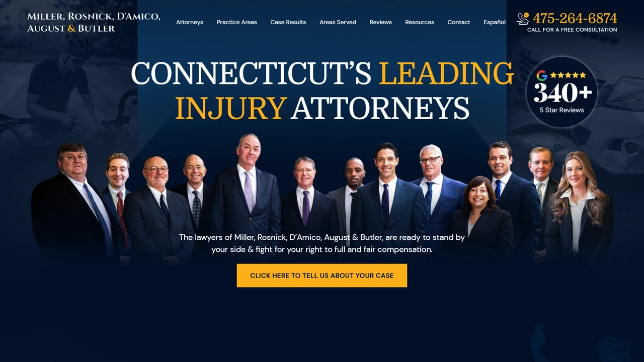 Miller, Rosnick, D'Amico, August & Butler, P.C. - Bridgeport, CT office in Bridgeport, Connecticut