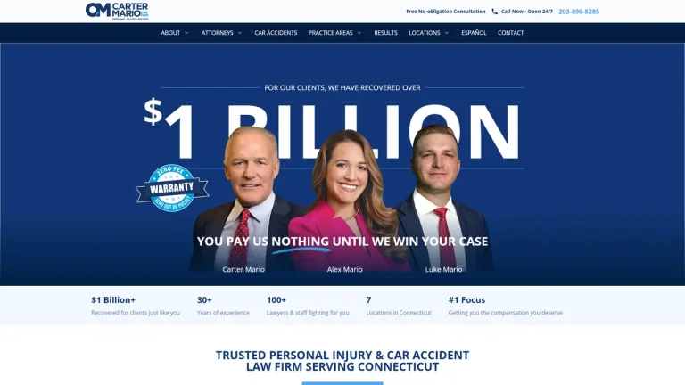 Carter Mario Injury Lawyers - Bridgeport, CT - Attorney in Bridgeport
