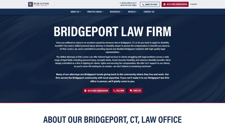 Rob Levine Law–Personal Injury Lawyers - Bridgeport, CT - Attorney in Bridgeport