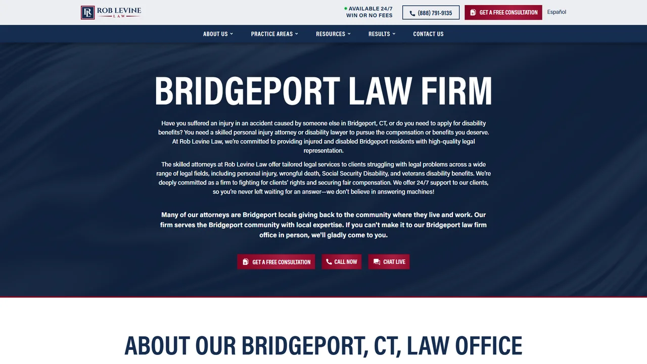 Rob Levine Law–Personal Injury Lawyers - Bridgeport, CT office in Bridgeport, Connecticut